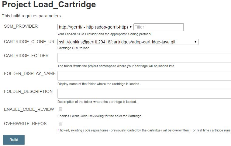 Updated Load Cartridge job